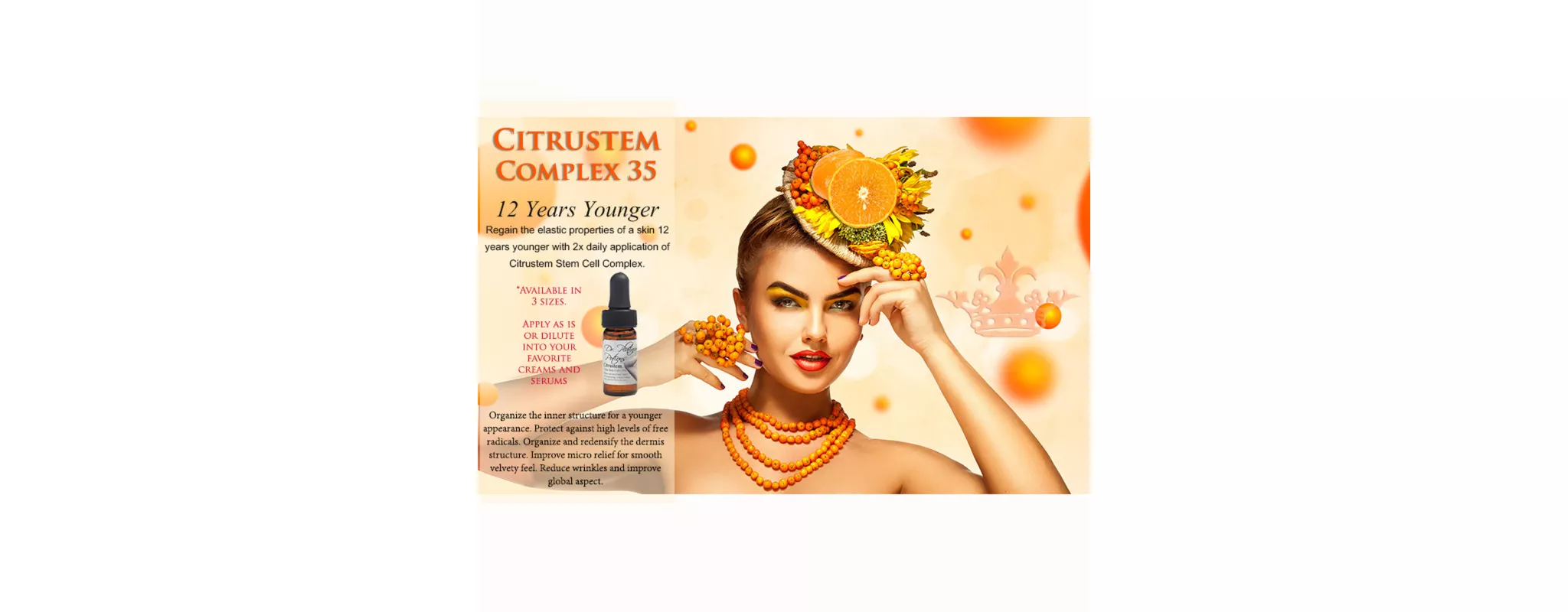 Citrustem Stem Cell Complex 35 available in two sizes.