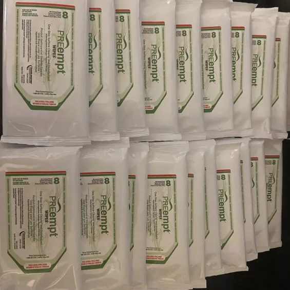 RTU Wipes Case of 20 soft pack wipes